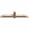 Ekena Millwork Eugene Smooth Timber Gable Bracket, Douglas Fir, 48"W x 12"H x 3 1/2"D x 3 1/2"F, 6/12 Pitch GBW048X12X0404EUG00SDF - alternate 3